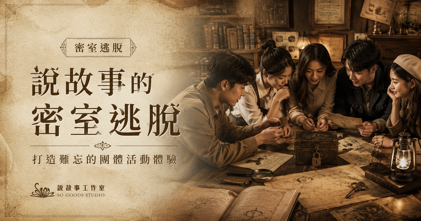 說故事的密室逃脫:打造難忘的團體活動體驗